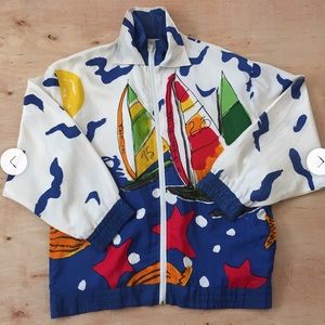 Oleg Cassini vintage zip up jacket